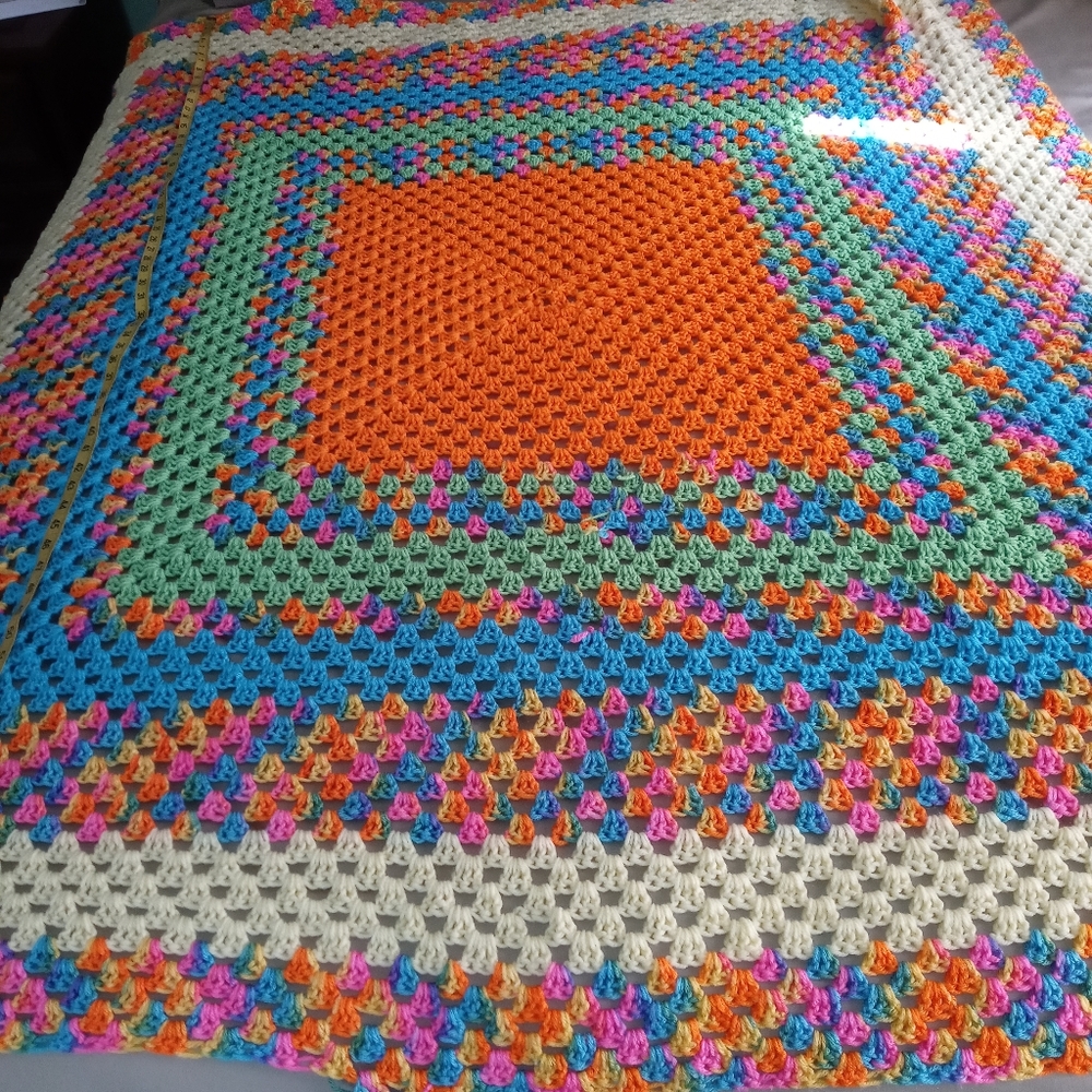 Crocheted blanket